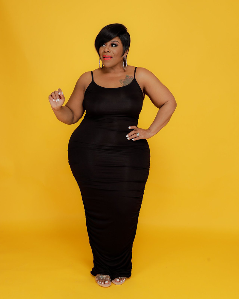 Tank Shirred Maxi Dress