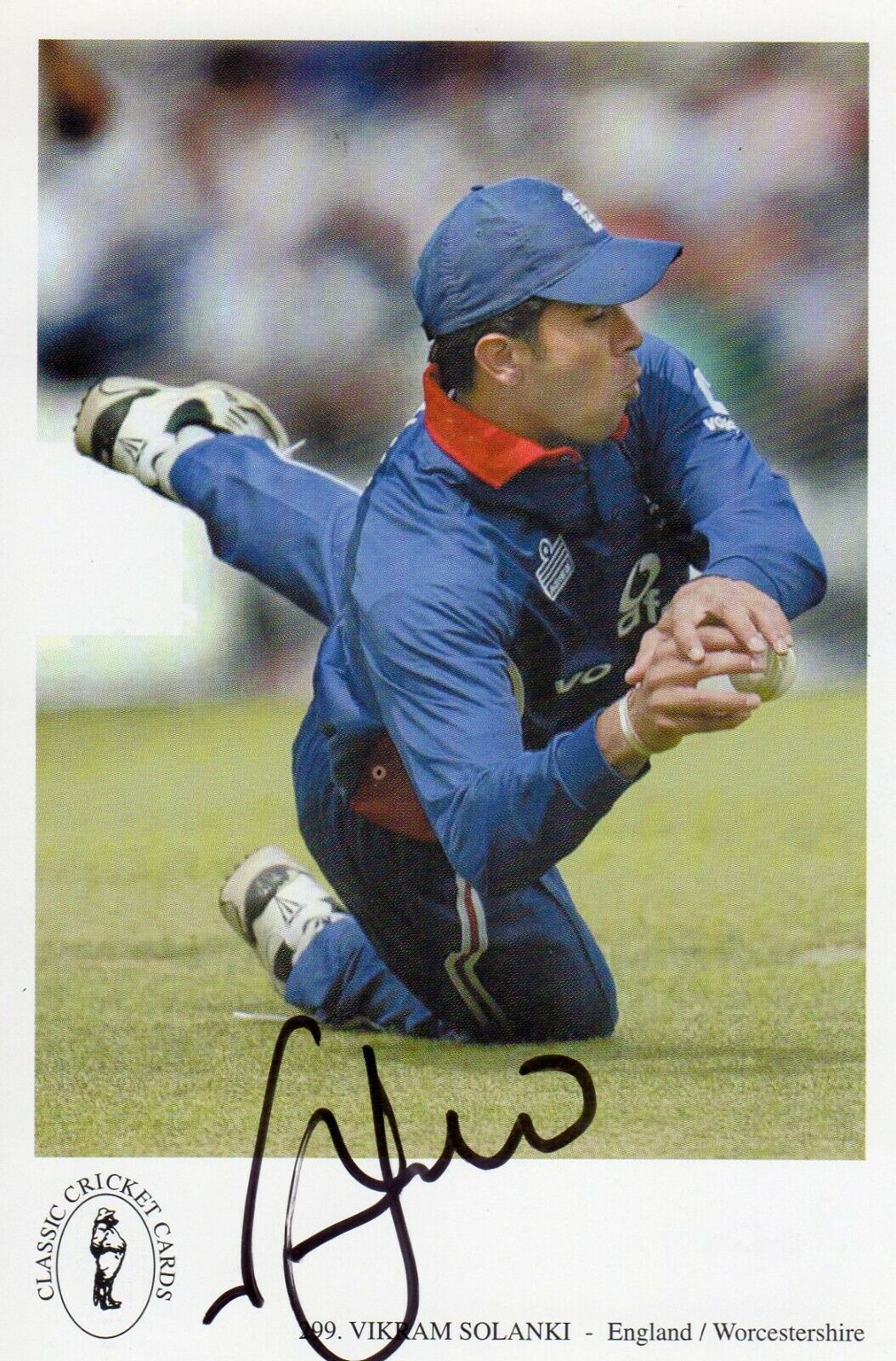 VIKRAM SOLANKI AUTOGRAPH, CRICKET, SPORT