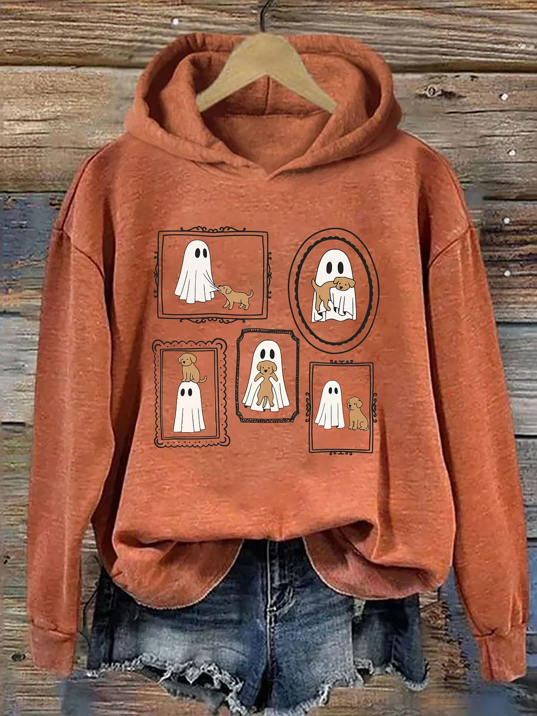 Ghosts And Dogs In Frames Hoodie
