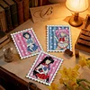 (3pcs)Sailor Moon Partial Counted Cross Stitch Fridge Magnet Kit 14CT 2-Strand 7x8cm Backstitch tapestrymarket