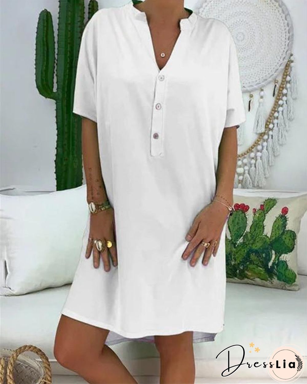 Solid Casual Daily Fashion Mini Dresses