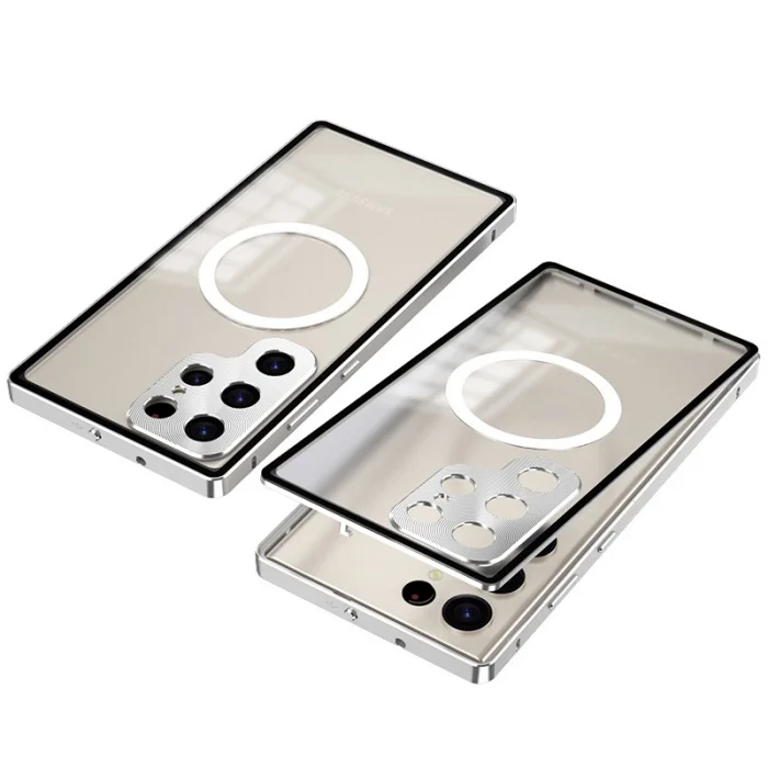 Samsung S25U Metal Magnetic Half-cover Anti-fall Protective Cover