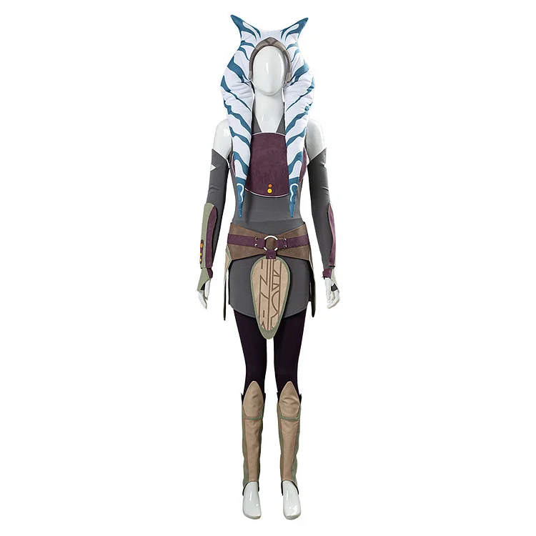 Ahsoka 2023 Ahsoka Tano Women Dress Outfit Halloween Carnival Costume Cosplay Costume