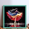 (Stamped/Counted) Ballet Snow White Silhouette-11CT Cross Stitch 40*40cm