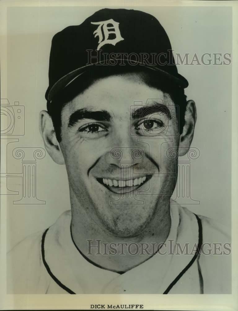 Press Photo Poster painting Detroit Tigers Baseball Player Dick McAuliffe - sas21565