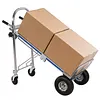 [US Local Warehouse] 2 in 1 Industrial Convertible Stair Climbing Car 1000 LBS Capacity Folding Hand Truck with Wheels for Transport & Moving