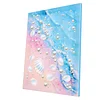 (15x20cm)DIY Pearl Painting Seaside Shells Framed Handmade Pearl Material Art Kit Living Room Decor