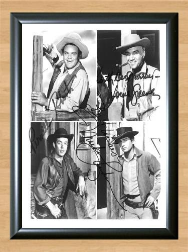 Bonanza Cast Signed Autographed Photo Poster painting Poster Print Memorabilia A4 Size