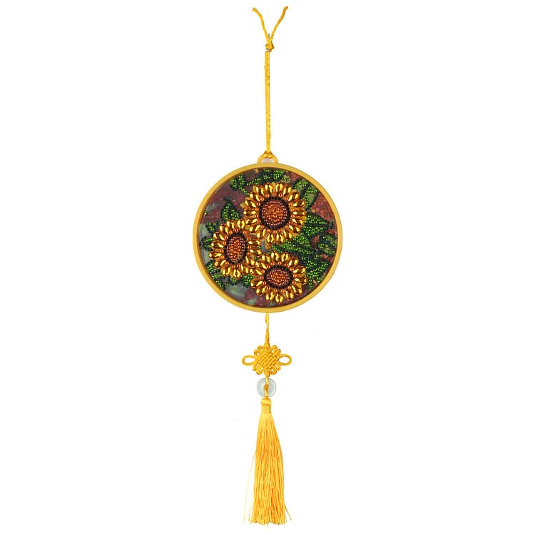 Peinture de diamant de DIY a mené la lampe suspendue d’ornements légers (tournesol d’aa060)
