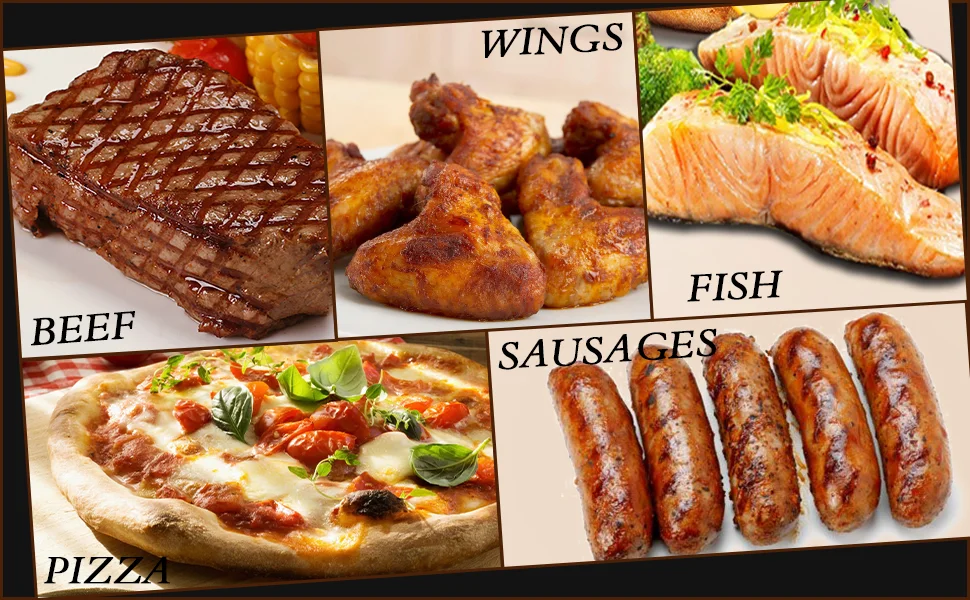 Pizza oven outdoor wood pellet burning