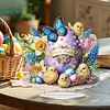 Diamond Painting Acrylic Easter Egg Tabletop Ornaments Decorations for Adult Beginner Home Decor DIY Crafts Gift