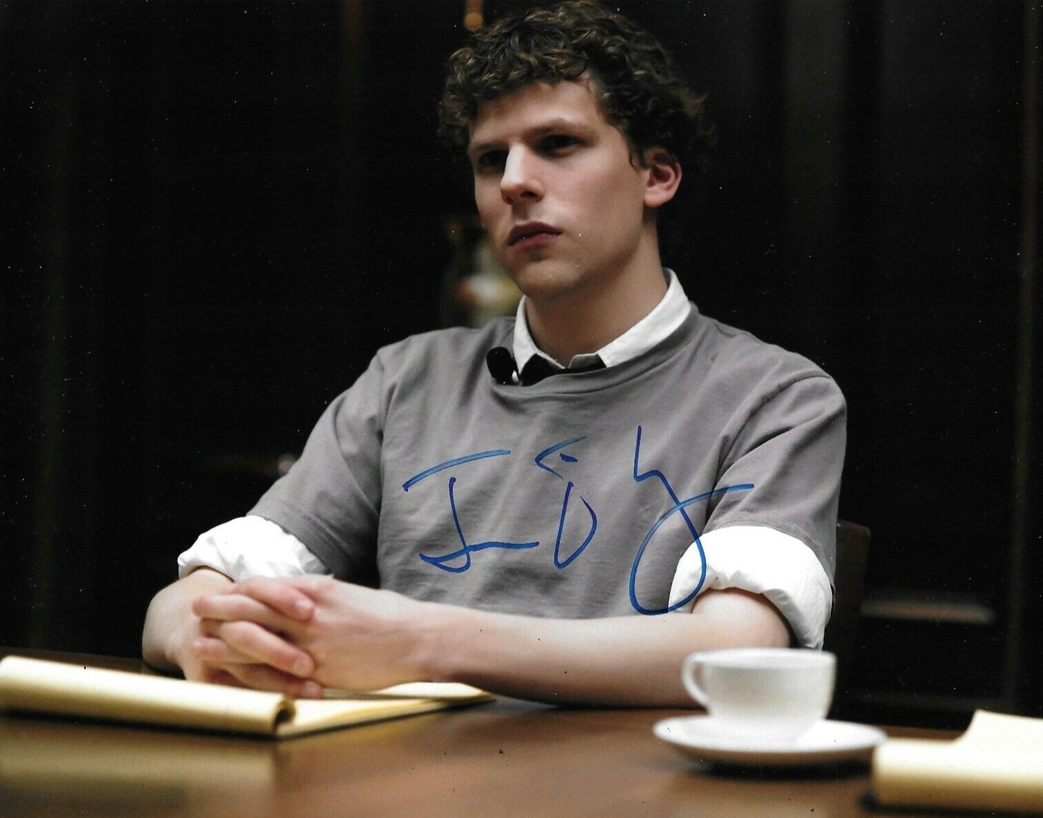 Jesse Eisenberg Signed The Social Network 10x8 Photo Poster painting AFTAL