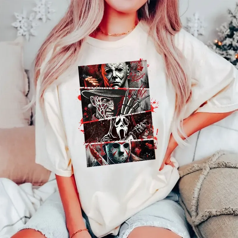 Loveyoufancy Horror Movie Halloween Shirt