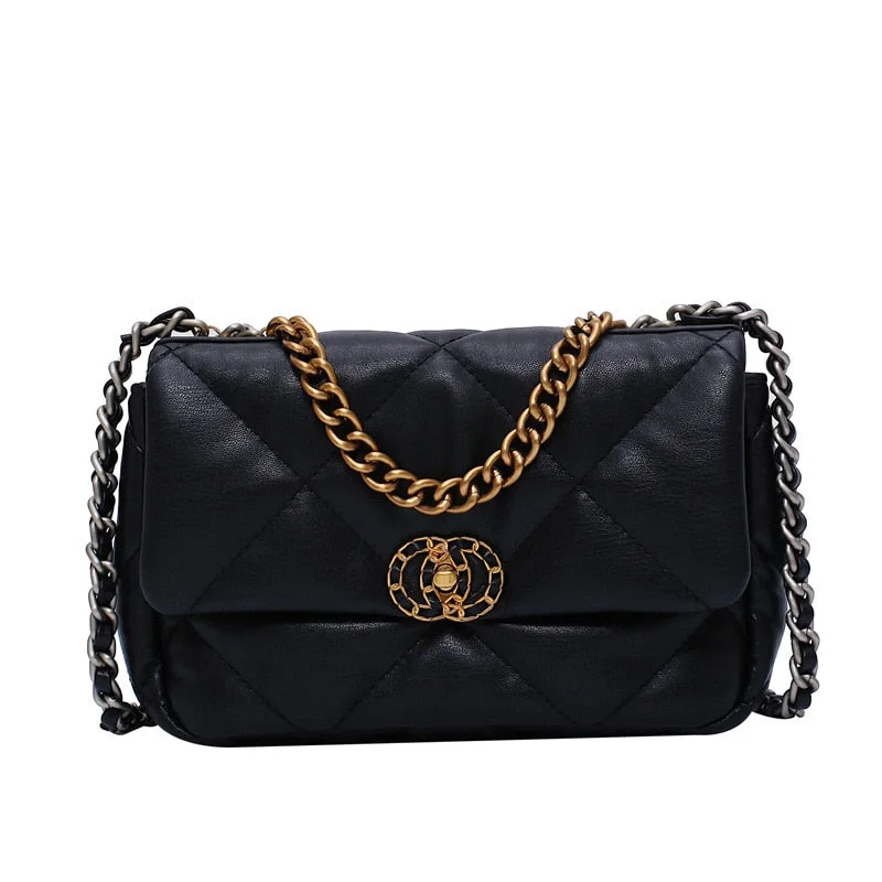 Lingge Chain Small Bag Female 2021 Spring And Summer New Shoulder Bag Fashion Korean Tassel Crossbody Messenger Bags Bolsas Sac