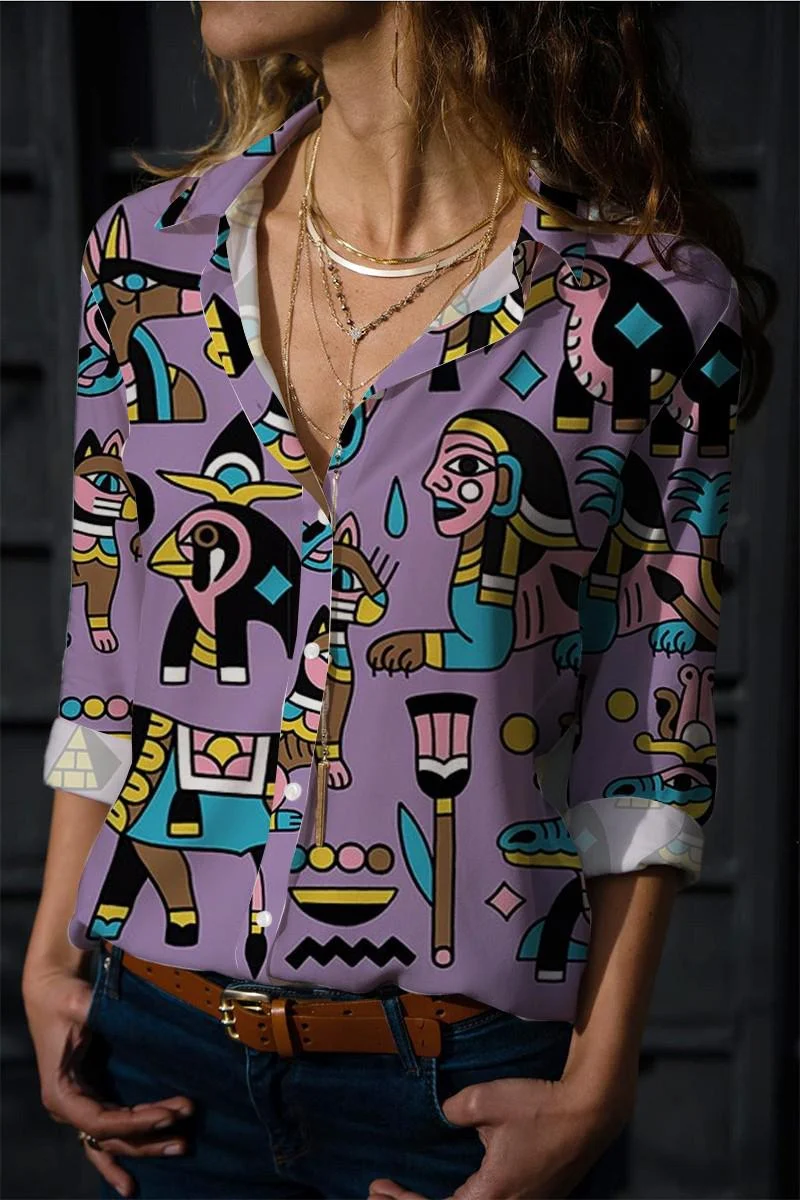 New Floral Print Blouses Women 2022 Spring Fashion Turn-down Collar Long Sleeve Elegant Work Shirt Plus Size Casual Tops Femme