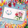 12pcs DIY Diamond Painting Greeting Cards Birthday Thanks Embroidery Postcard