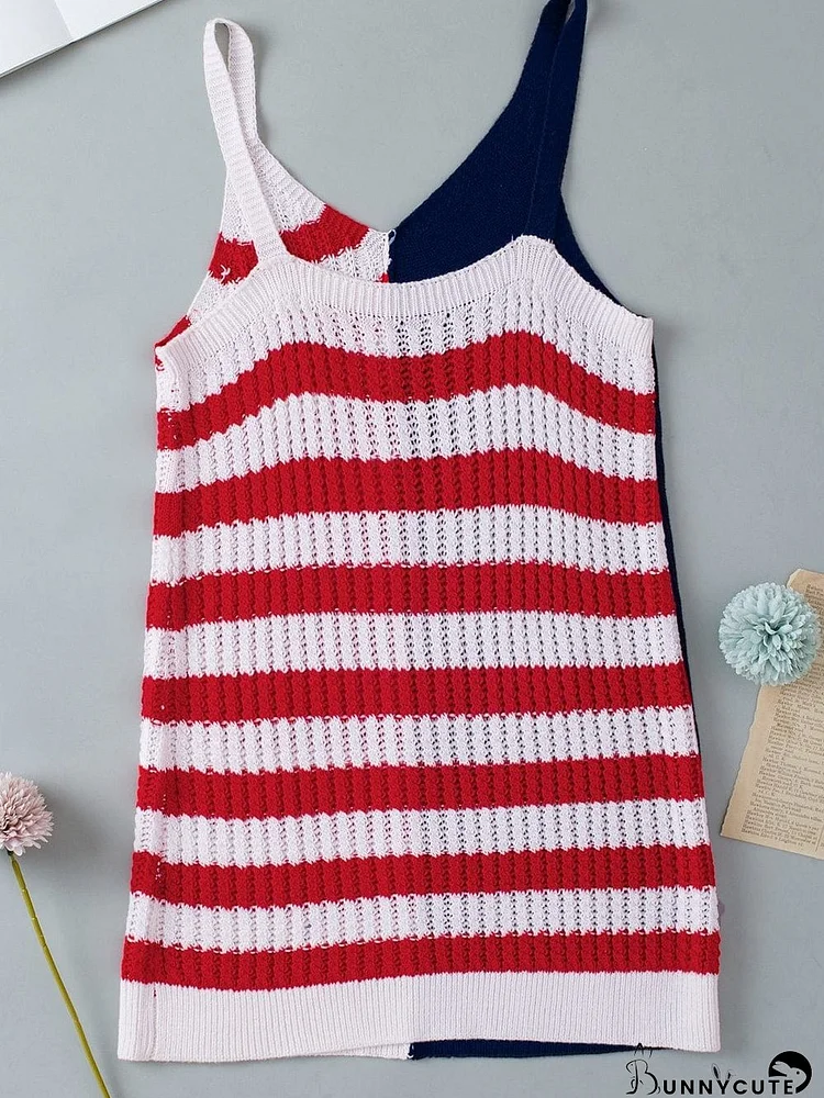 Patriotic Sleeveless Top