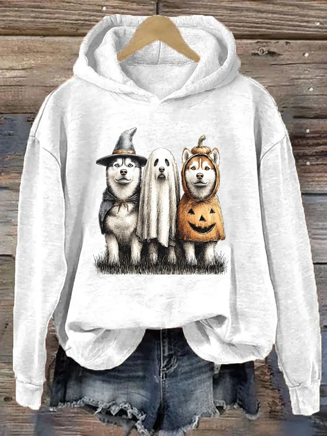 Husky Halloween Hoodie