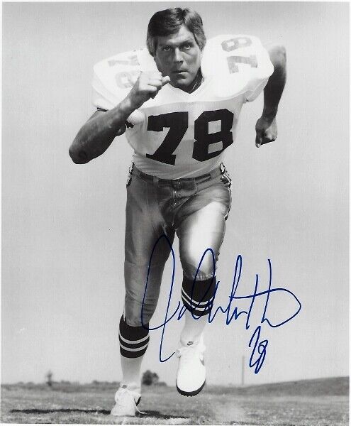 John Dutton Signed - Autographed Vintage Promo Dallas Cowboys 8x10 inch Photo Poster painting