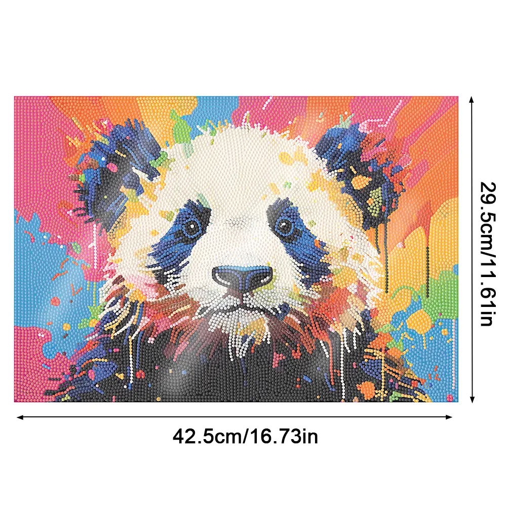 DIY Panda Diamond Painting Placemat Heat Resistant Diamond Art Table Mat
