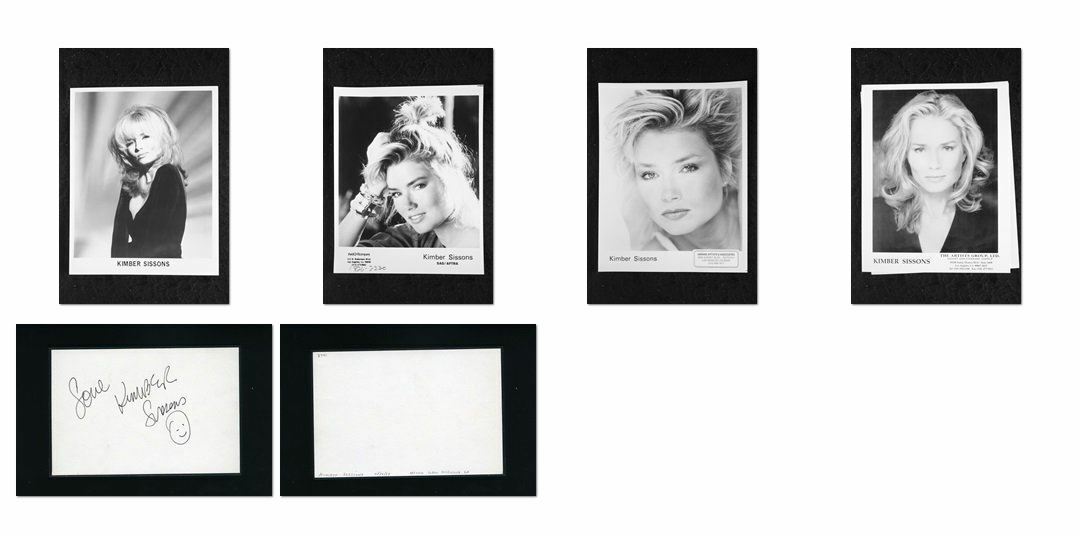 Kimber Sissons - Signed Autograph and Headshot Photo Poster painting set - Erotic Confessions