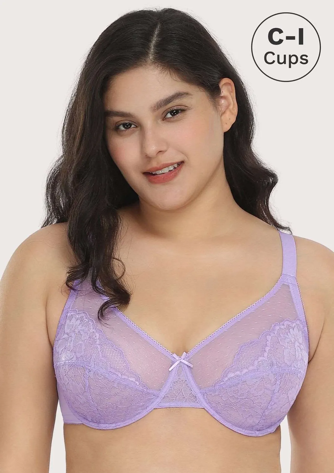 Enchante Unlined Non-padded Lace Underwire Bra