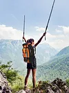 80L Climbing Backpack Large Capacity Unisex Trekking Backpack Travel Accessories