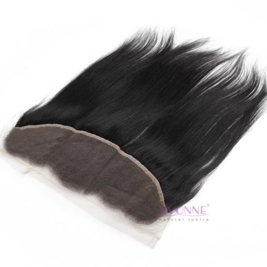  YVONNE 13.5x4 Natural Straight Lace Frontal Brazilian Human Hair