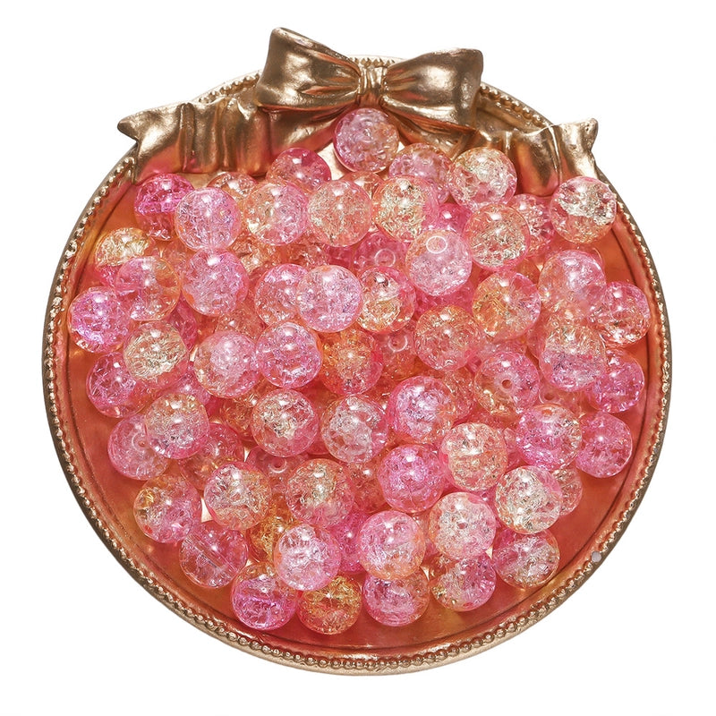 50 PCS/Package Diameter 10mm Diameter 4mm Diameter 8mm Glass Solid Color Jewelry Accessories