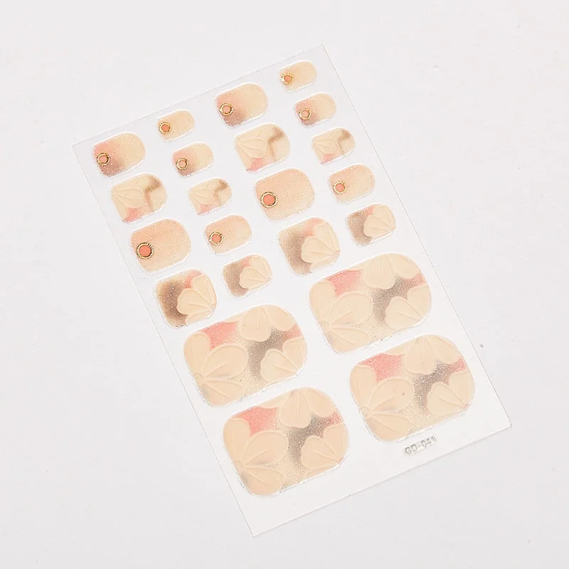 22 Tips/Sheet Designer Nail Decals Full Cover Nail Stickers Nail Designs Full Beauty Nail Art Stickers Creative Nail Decoration