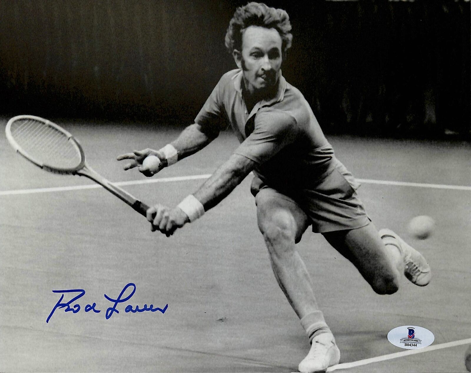 Rod Laver Tennis Authentic Signed 8x10 Photo Poster painting Autographed PSA or BAS 1