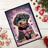 (US Local)Puppy Special Shaped A5 5D DIY Diamond Art Painting Notebook Kit for Friends