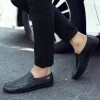 Large size casual men's leather shoes