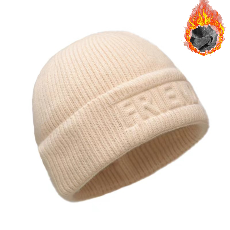 Men's Knitted Jacquard Thickened Warm Ear Protection Hat