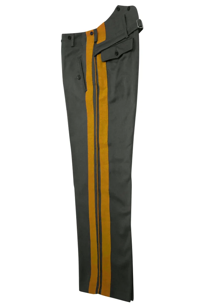   Wehrmacht German Officer Stone Grey Gabardine Straight Trousers German-Uniform