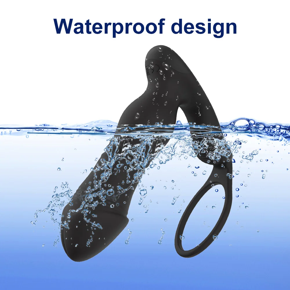 8-band Telescopic Vibration Tiger 3rd Generation Prostate Massager Remote Control