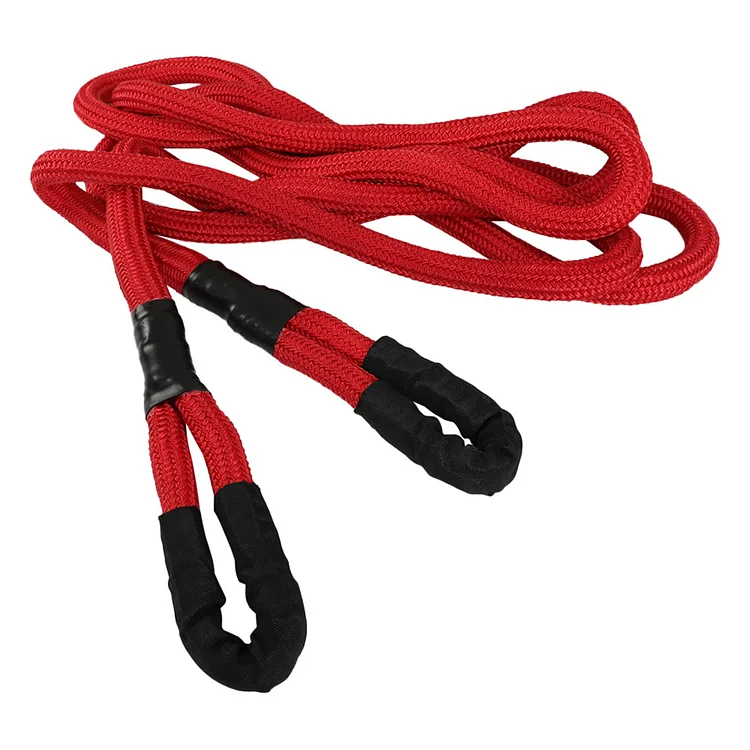 SEBLAFF 7/8 Inch x 21 Foot Kinetic Energy Truck Tow Recovery Rope 21,970LBS Red Heavy Duty Nylon Double Braided Kinetic Energy Rope Replacement for Truck Off-Road Vehicle ATV UTV