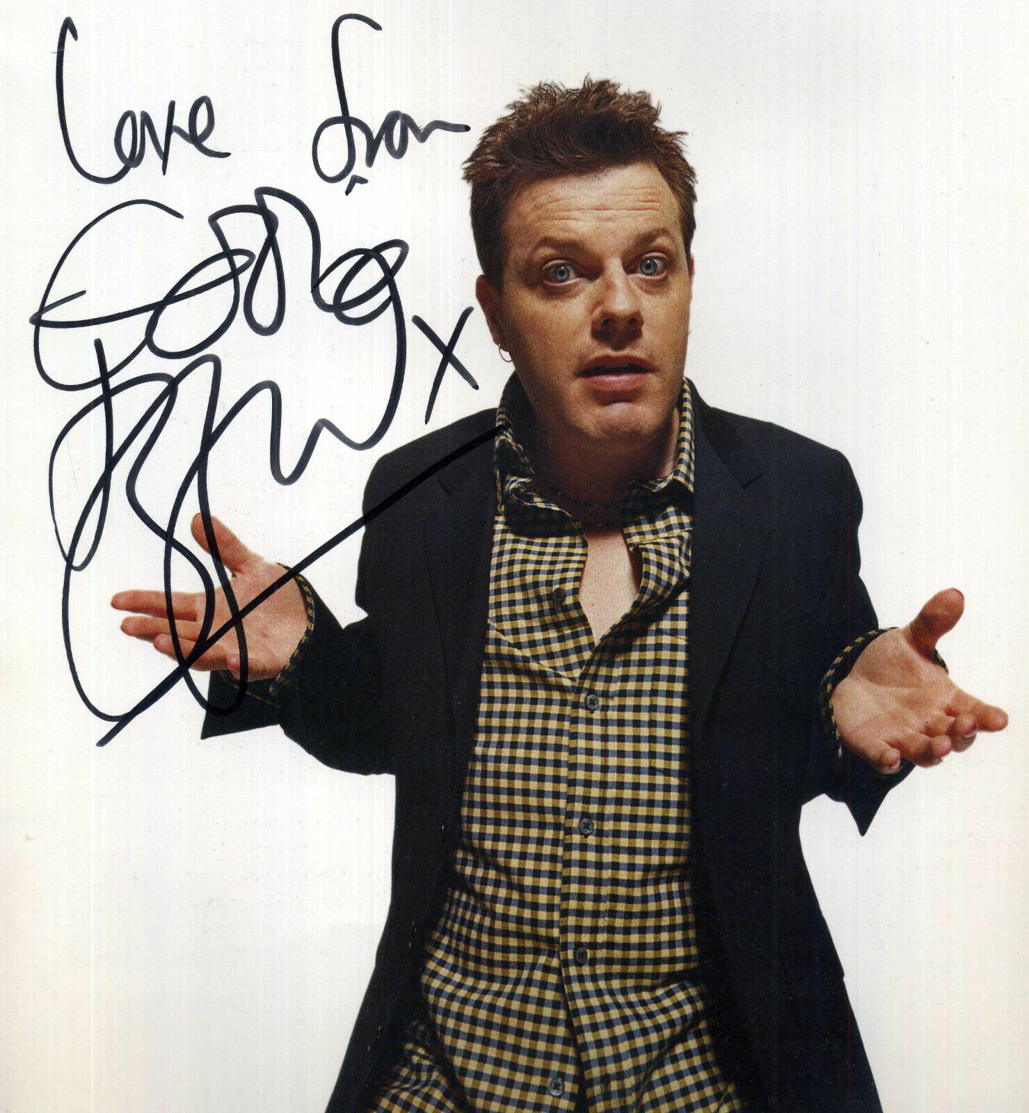 EDDIE IZZARD Signed Photo Poster paintinggraph - TV & Film Star / Comedian - preprint