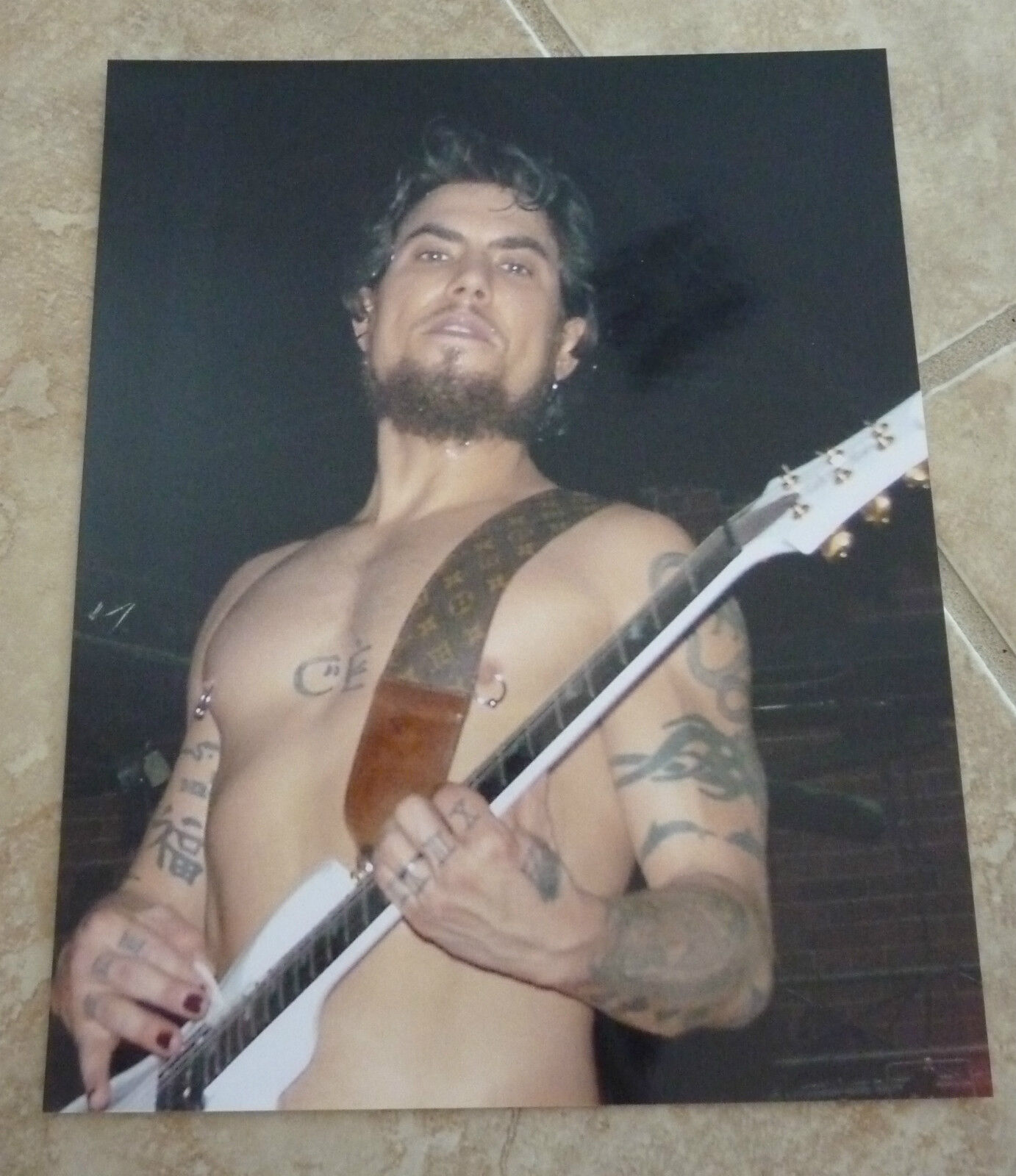 Dave Navarro Jane's Addiction Live Color 8x10 Photo Poster painting Promo