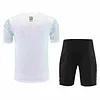 2025 Brazil Pre-Match Training White Shirt+Shorts 1:1 Thai Quality