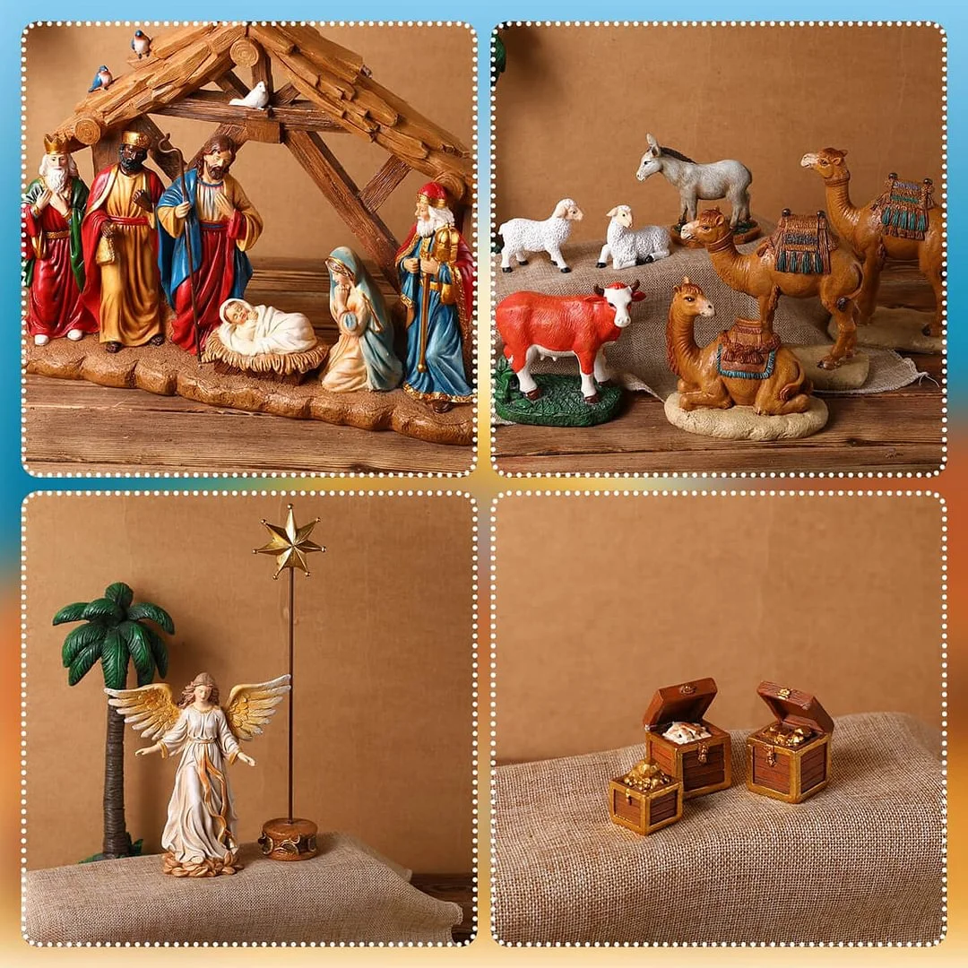 23 Pcs Christmas Nativity Set