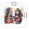Christmas Hedgehog-11CT Stamped Cross Stitch 40*40cm/15.75*15.75in