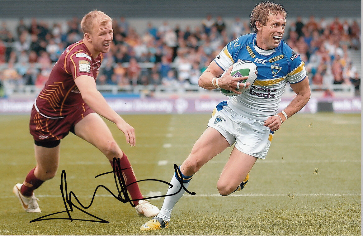 Warrington Wolves Hand Signed Brett Hodgson 12x8 Photo Poster painting 5.