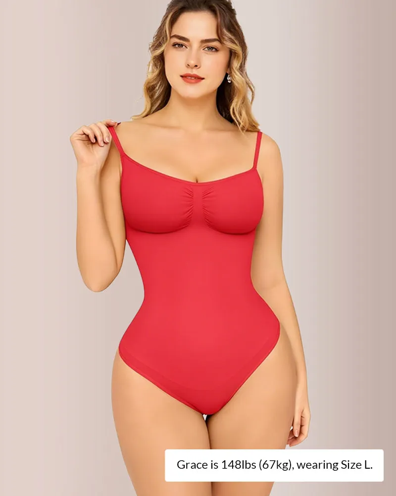 Seamless Bust-Covered Thong Bodysuit