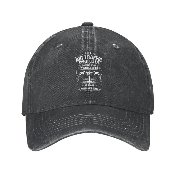 Classic Cotton Air Traffic Controller Baseball Cap Men Women Custom Adjustable Adult Flight Controller Control Dad Hat Hip Hop