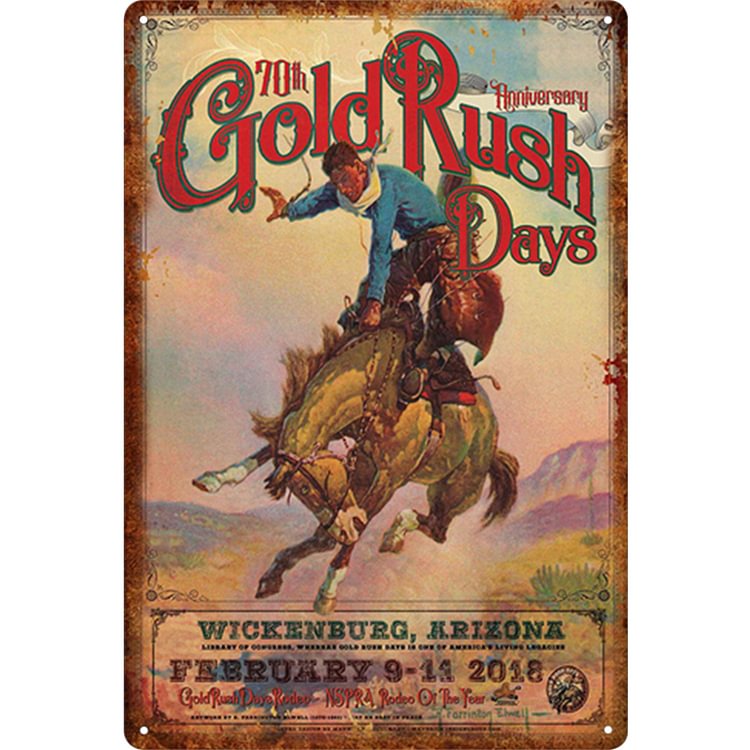 Cowboy - Vintage Tin Signs/Wooden Signs - 8*12Inch/12*16Inch