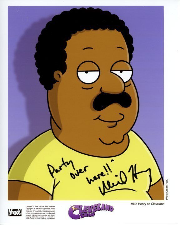 MIKE HENRY signed autographed THE CLEVELAND SHOW Photo Poster painting GREAT CONTENT