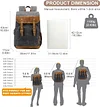 Retro Kamerarucksack DSLR Rucksack,Spiegelreflex Kameratasch Fotorucksack mit Gepolsterter Einlage,f&uuml;r Canon Nikon Sony Spiegelreflexkameras,Drohne,Objektiv,Laptop,Stativ und Zubeh&ouml;r