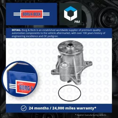 Water Pump fits JAGUAR S TYPE X200 2.7D 04 to 07 Coolant B&B C2C37824 C2C39590 Parts