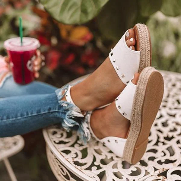 HUXM Trendy The Hartley Espadrille Sandals